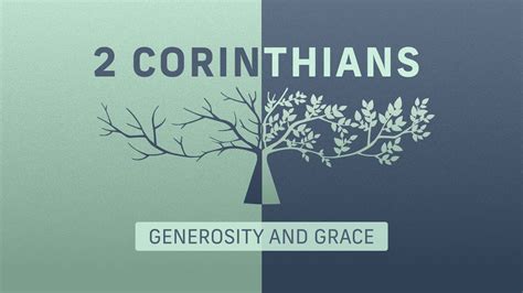 corinthians generosity